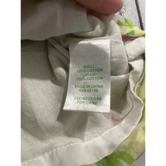 Lilly Pulitzer Strapless Franco Floral Mini Dress Cutout Back Tie Garden Party 6 - Picture 11 of 13